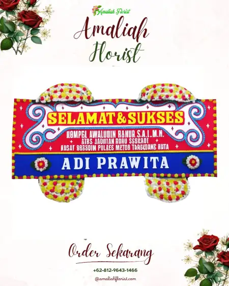 Papan Bunga Ucapan Selamat Ketambe